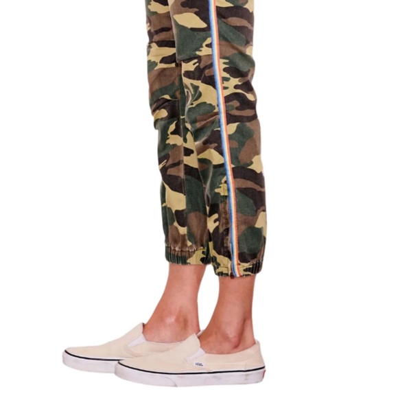 Sundry Camo Cotton Twill Zip Crop Jogger SIZE 27 - Picture 4 of 8